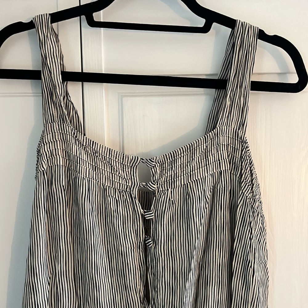 Natalie Martin jasmine dress in blue/white stripe